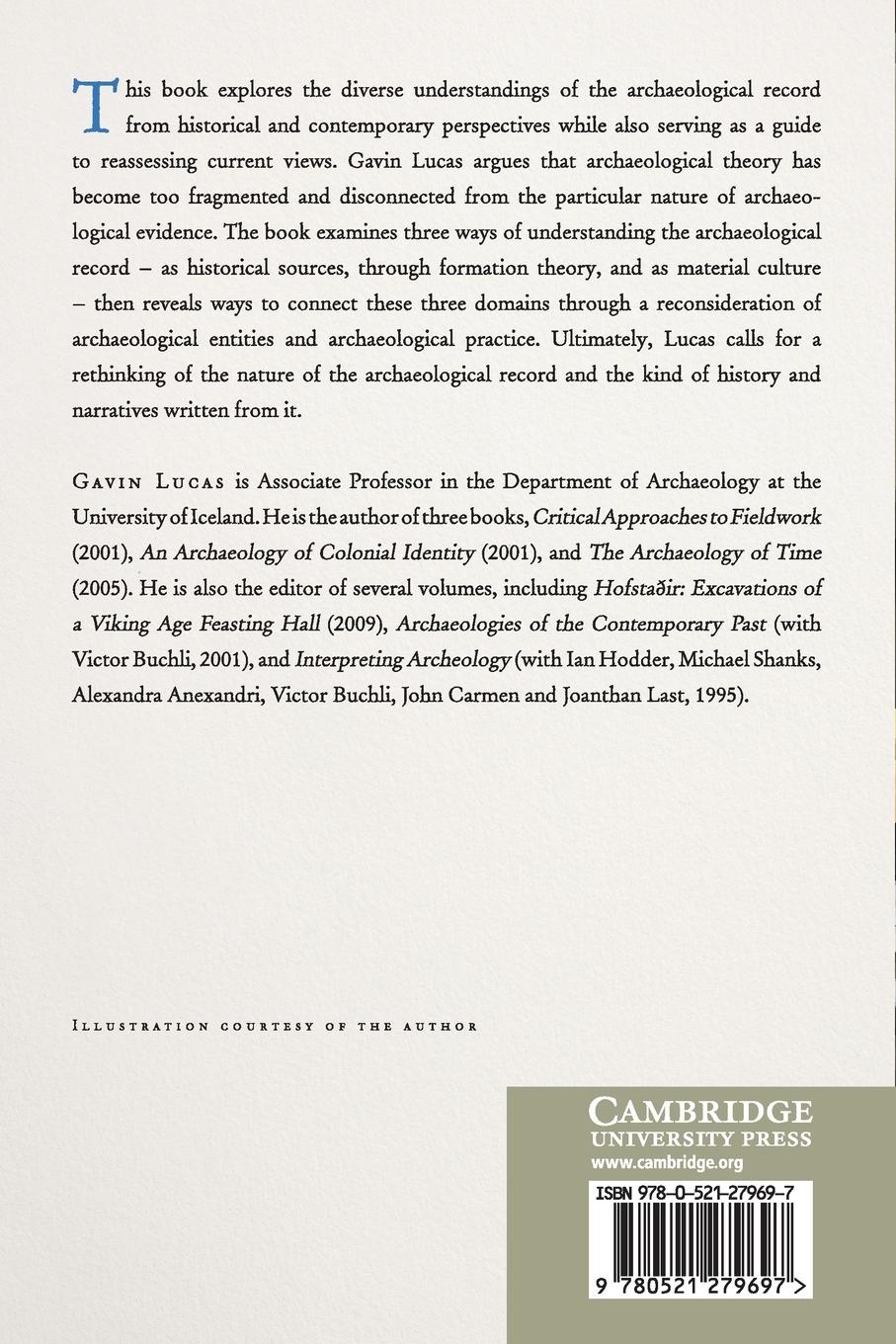 Rückseitencover Understanding the Archaeological Record