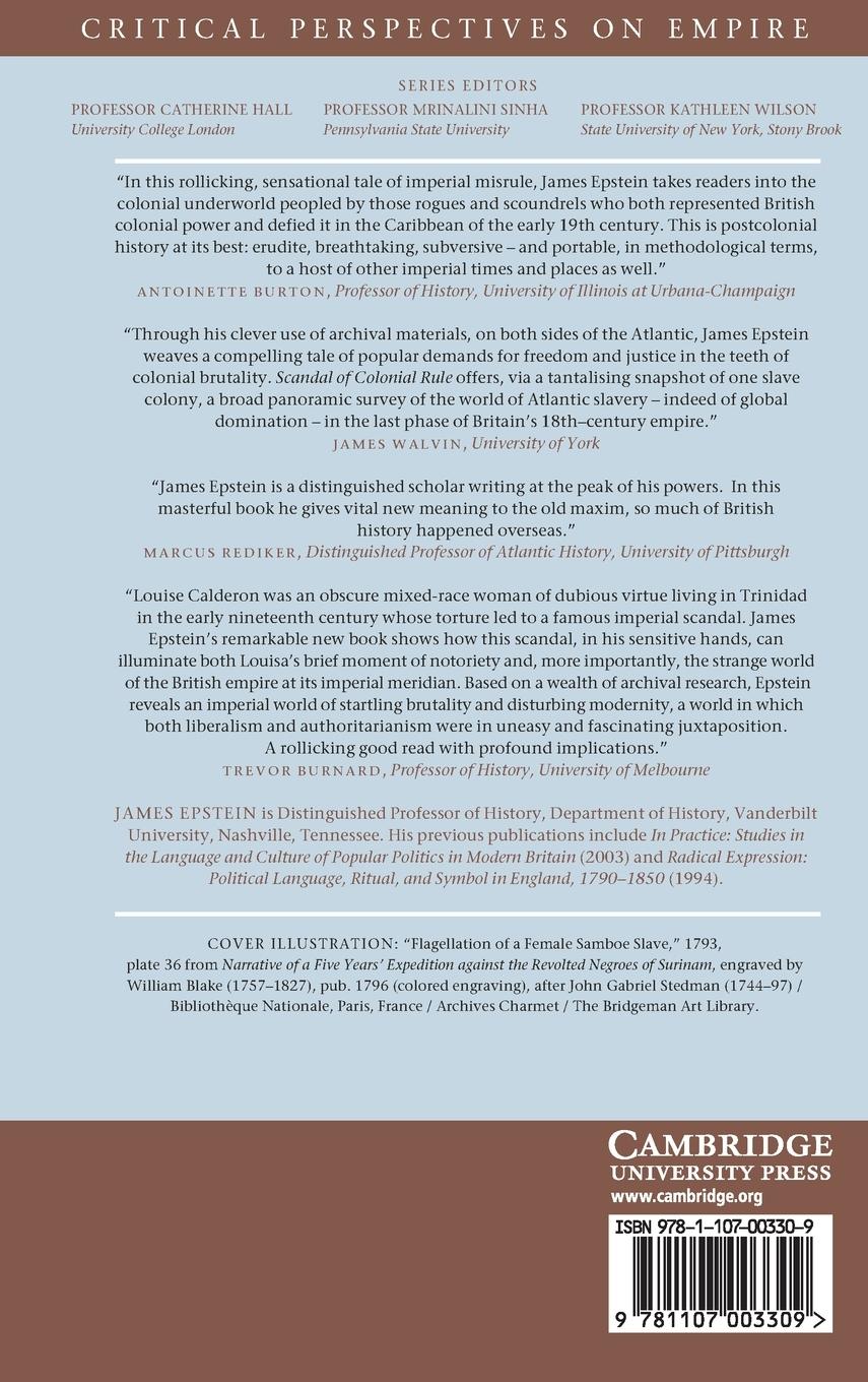 Rückseitencover Scandal of Colonial Rule