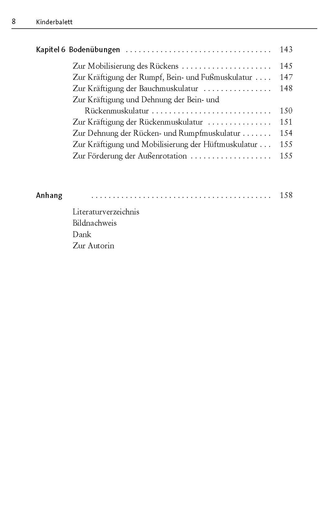 Beispielinhalt (Bild) Kinderballett