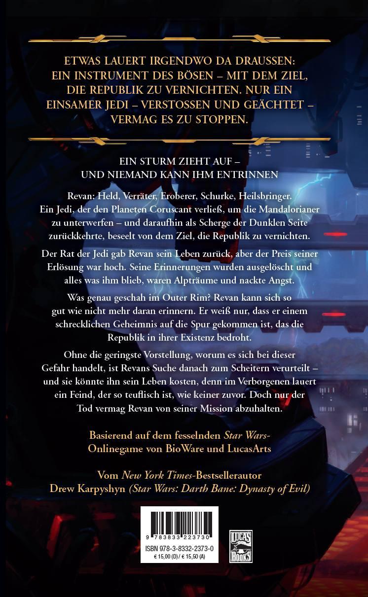 Rückseitencover Star Wars The Old Republic 03 - Revan