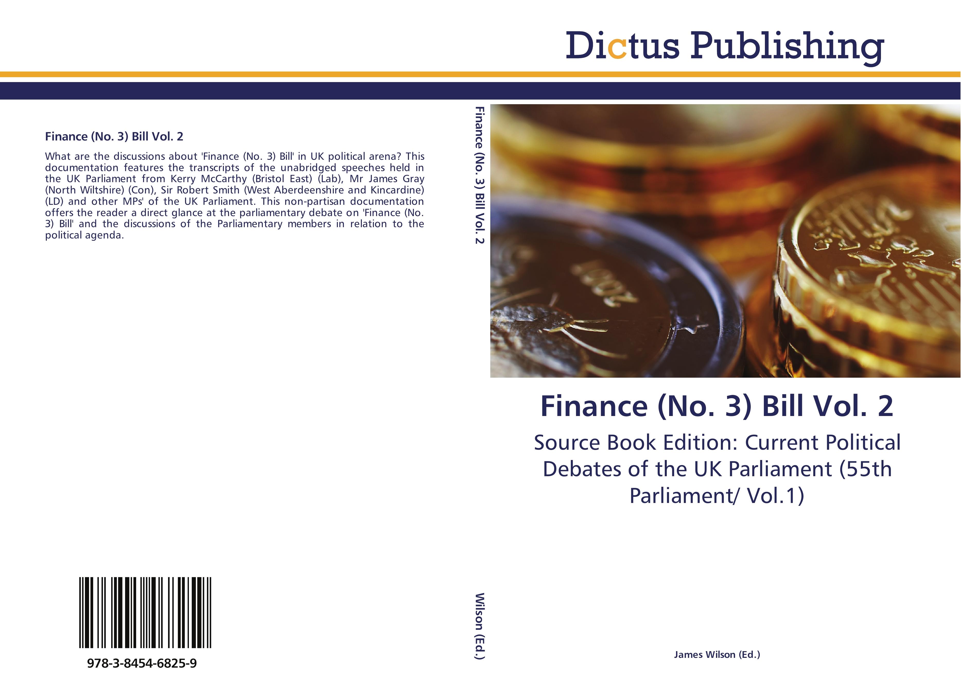 Vorderes Coverbild Finance (No. 3) Bill Vol. 2