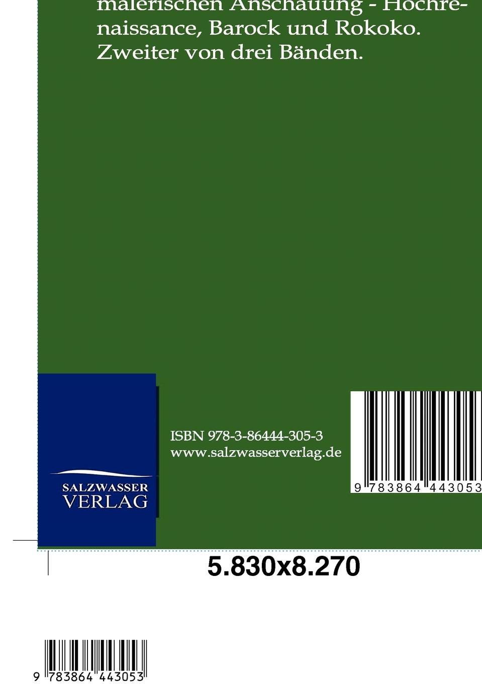 Rückseitencover Die künstlerische Kultur des Abendlandes