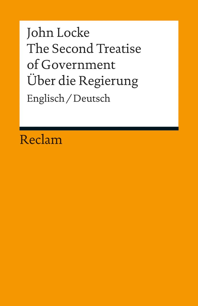 Vorderes Coverbild The Second Treatise of Government. Über die Regierung