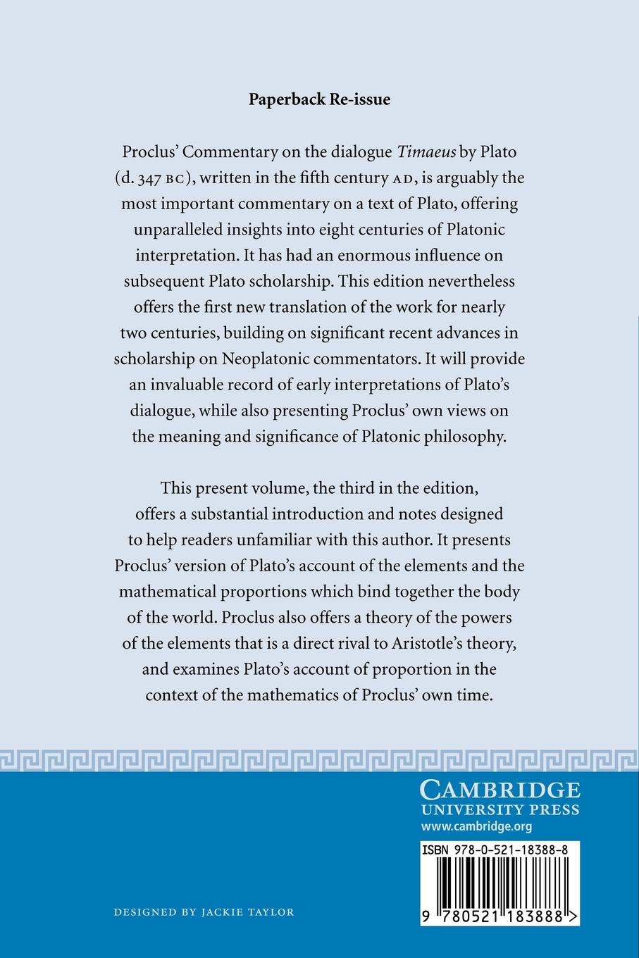 Rückseitencover Proclus