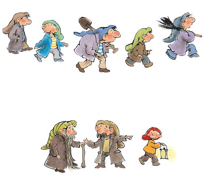 Beispielinhalt (Bild) Die Abenteuer der Tulle-Zwerge