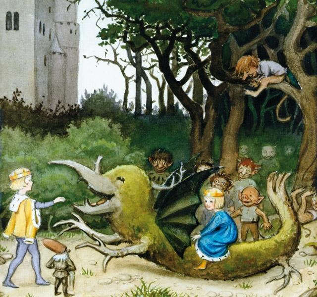 Beispielinhalt (Bild) Drachenflug ins Märchenland