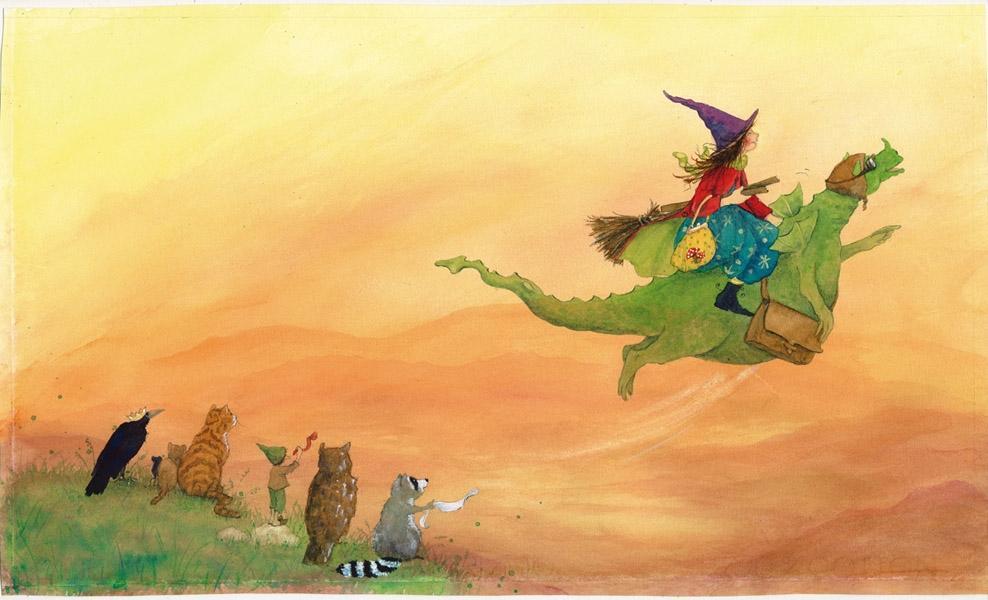 Beispielinhalt (Bild) Merlind und die Walpurgisnacht