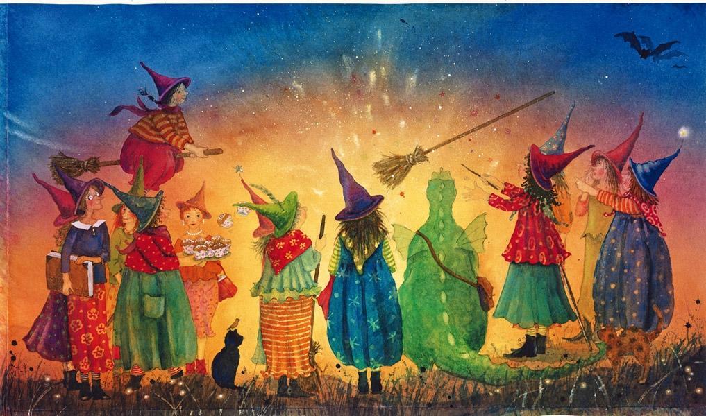 Beispielinhalt (Bild) Merlind und die Walpurgisnacht