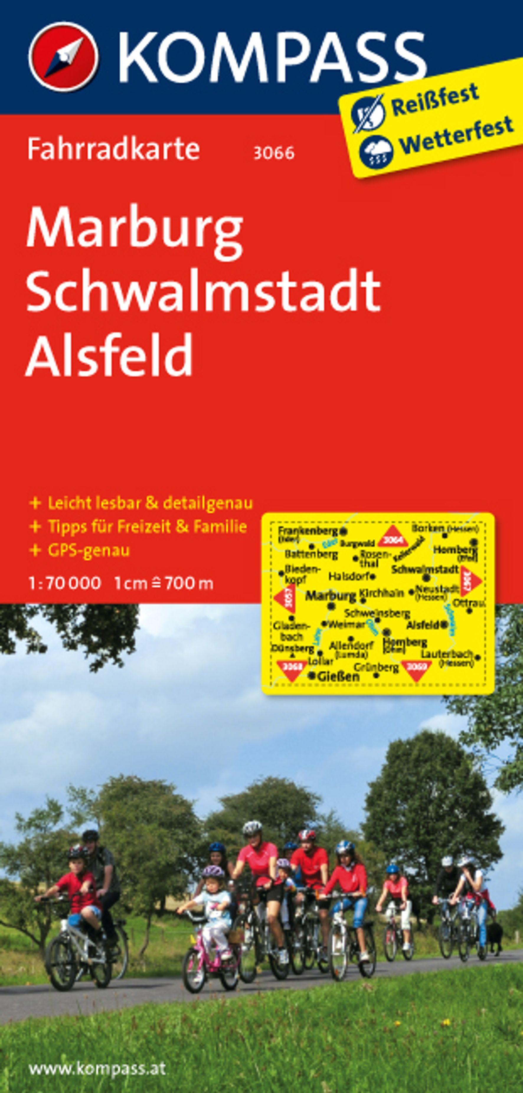 Vorderes Coverbild Marburg - Schwalmstadt - Alsfeld 1 : 70 000