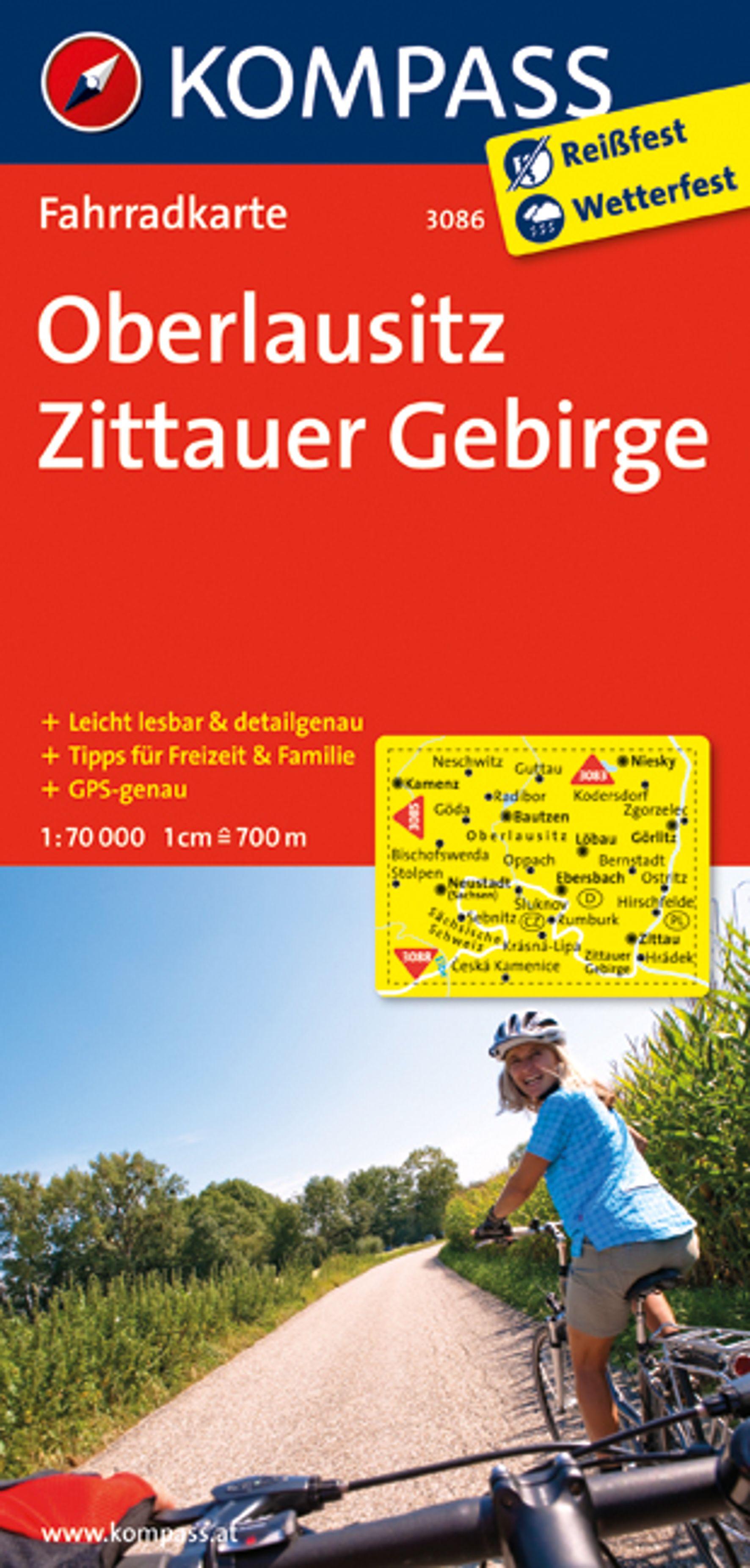 Vorderes Coverbild Oberlausitz - Zittauer Gebirge 1 : 70 000