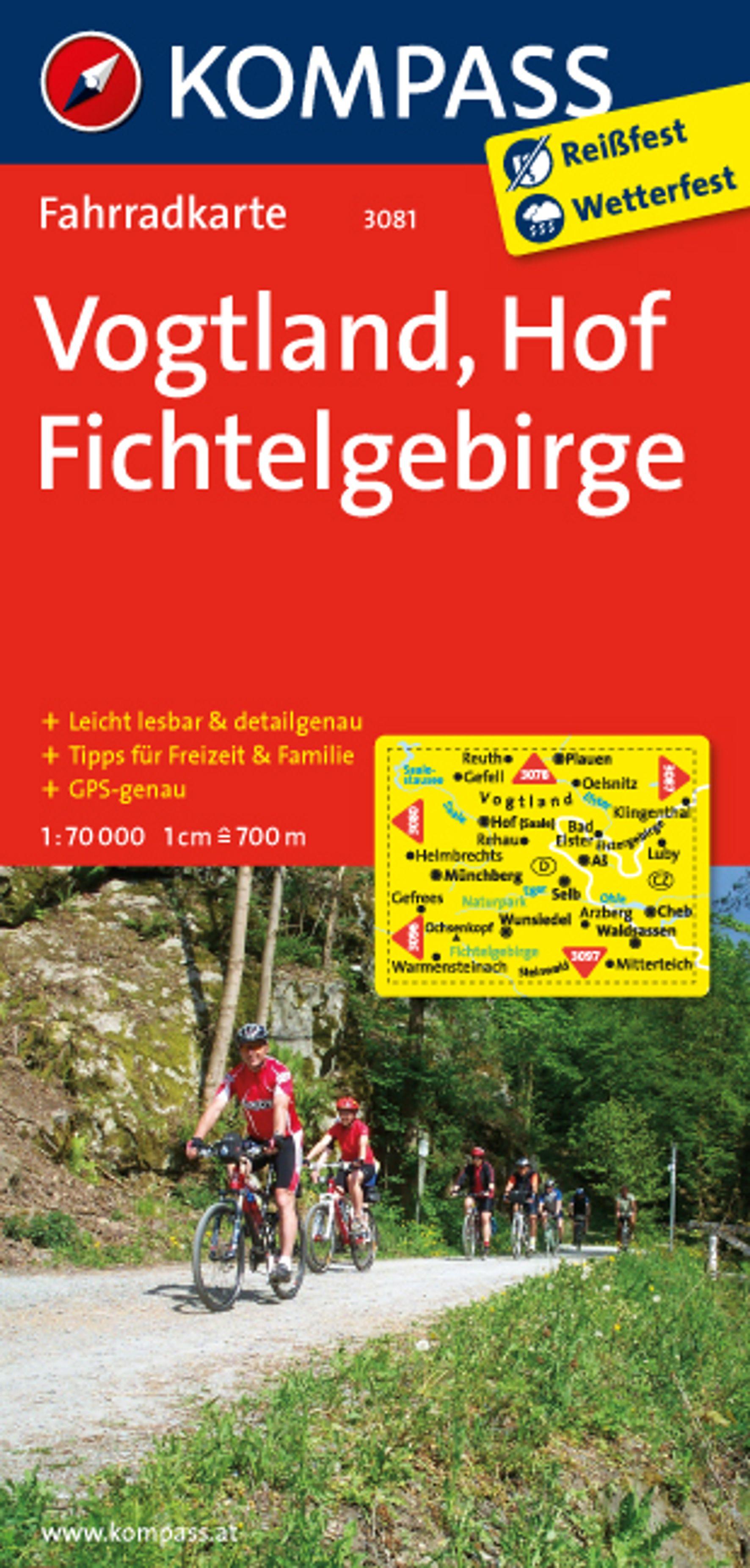 Vorderes Coverbild Vogtland - Hof - Fichtelgebirge 1 : 70000