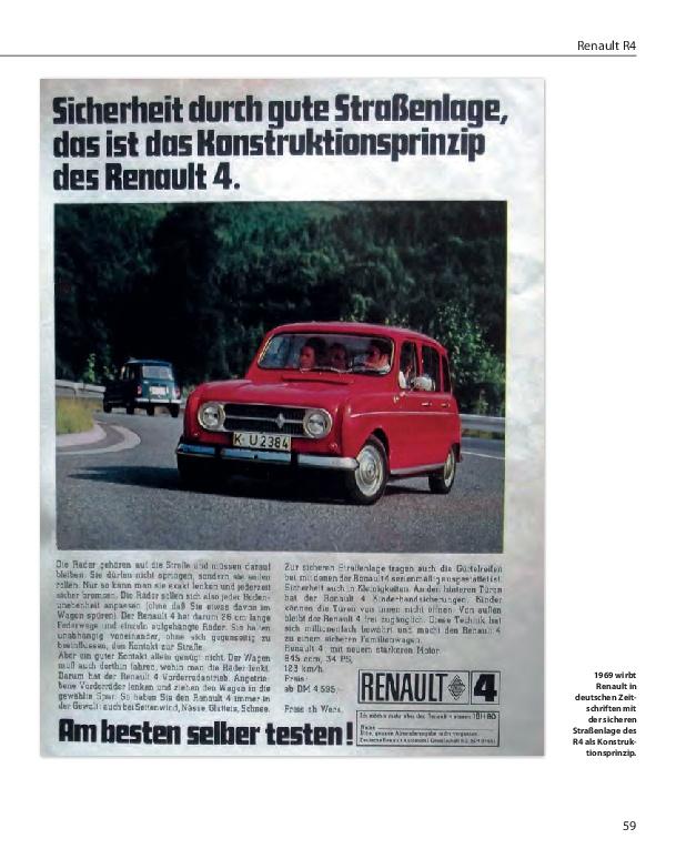 Beispielinhalt (Bild) Renault R4 / Alle Modelle von 1961 bis 1992