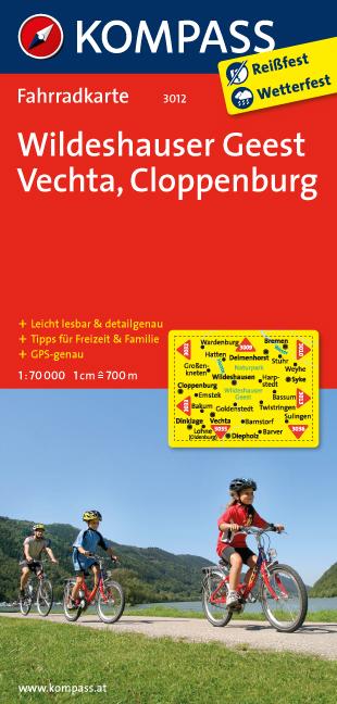 Vorderes Coverbild Wildeshauser Geest - Vechta - Cloppenburg 1 : 70 000