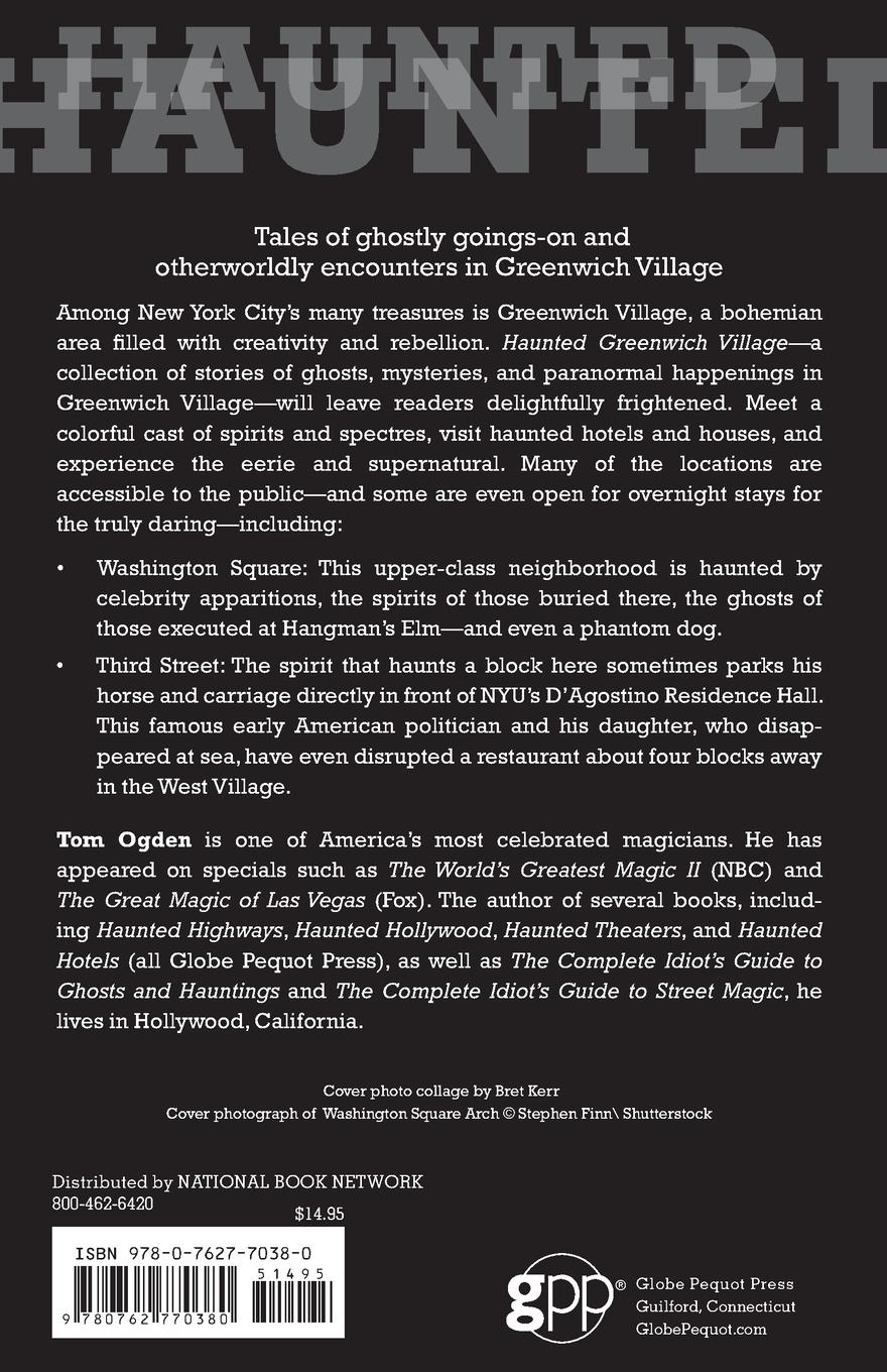 Rückseitencover Haunted Greenwich Village