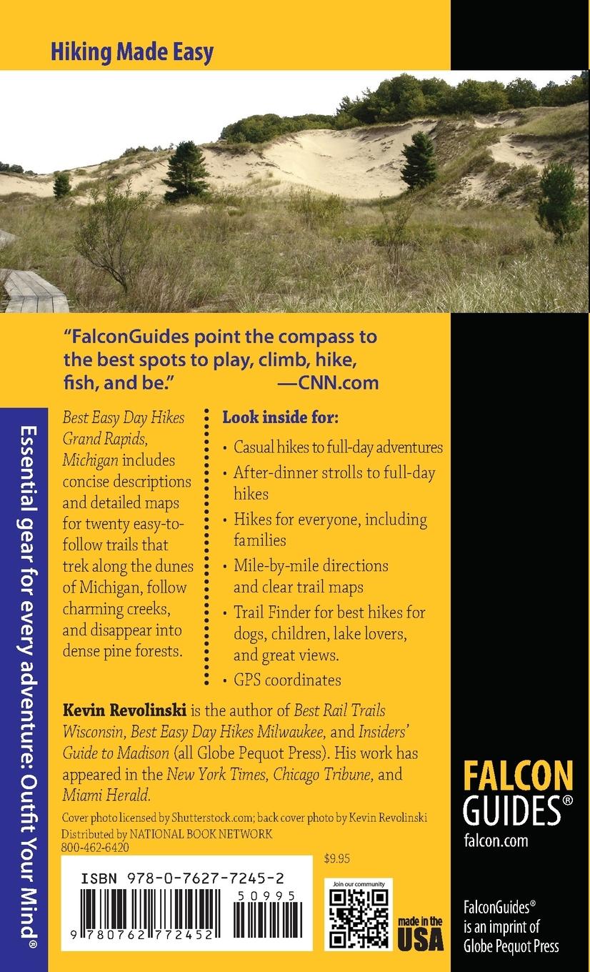 Rückseitencover Best Easy Day Hikes Grand Rapids, Michigan