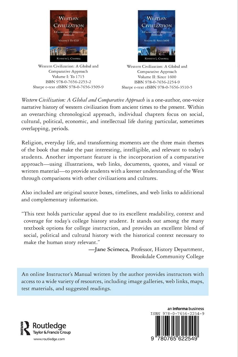 Rückseitencover Western Civilization