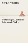 Vorderes Coverbild Bemerkungen ... auf seiner Reise um die Welt ...