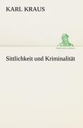 Vorderes Coverbild Sittlichkeit und Kriminalität