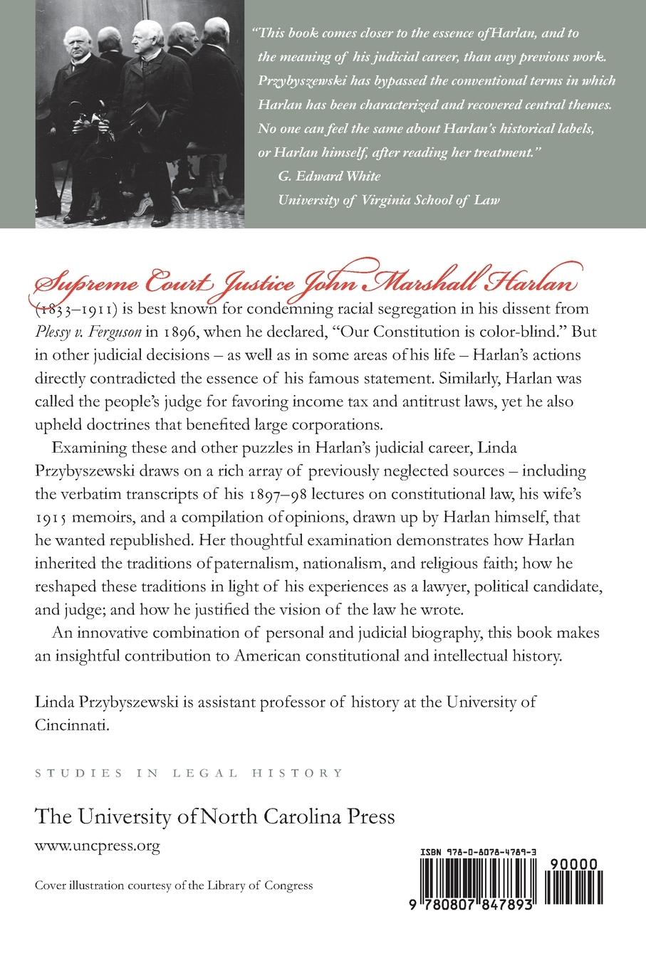 Rückseitencover The Republic according to John Marshall Harlan