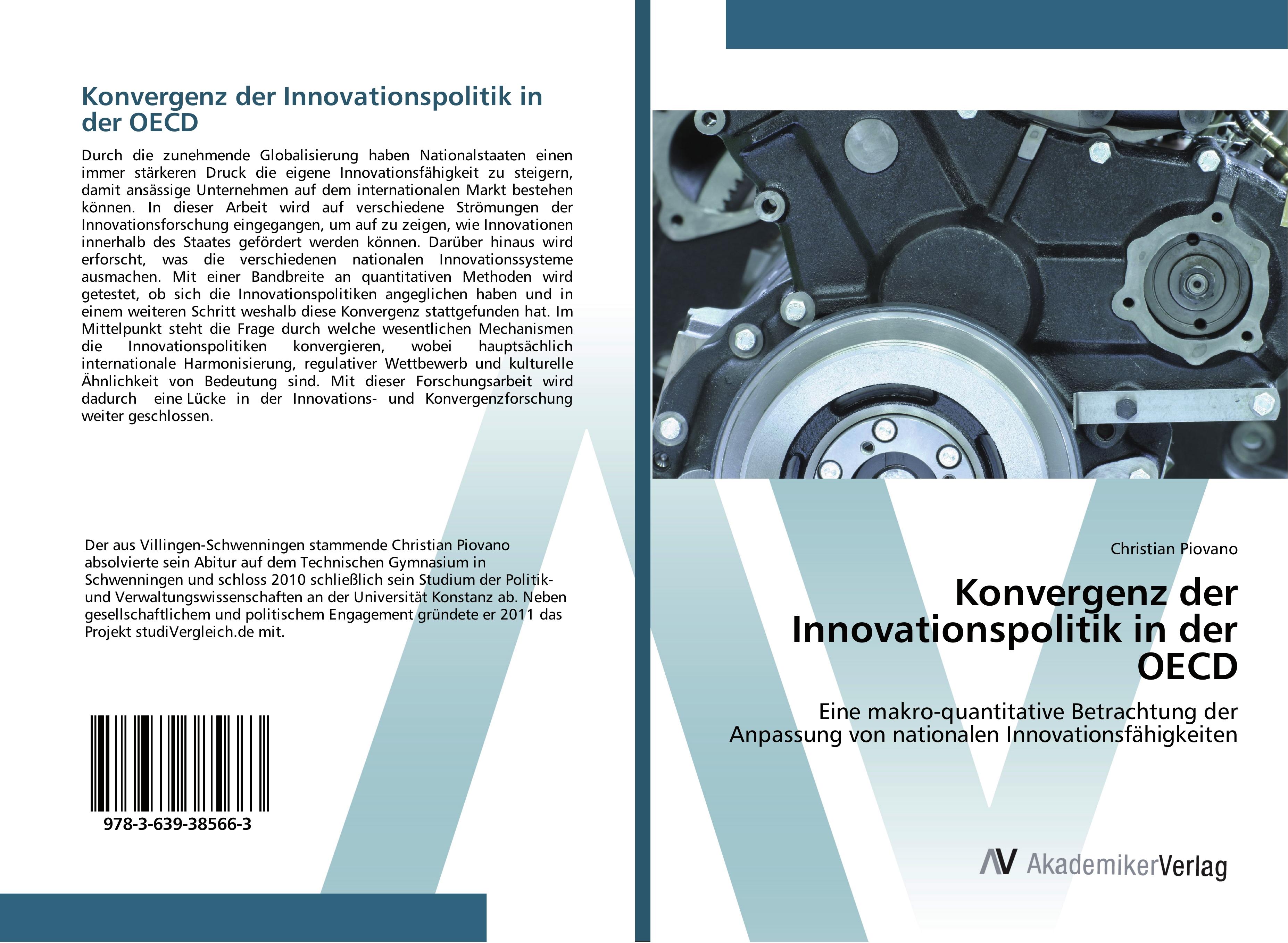 Vorderes Coverbild Konvergenz der Innovationspolitik in der OECD