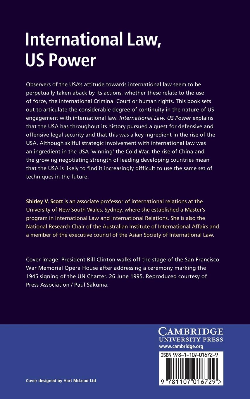 Rückseitencover International Law, Us Power