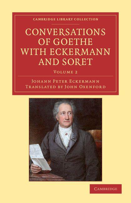 Vorderes Coverbild Conversations of Goethe with Eckermann and Soret