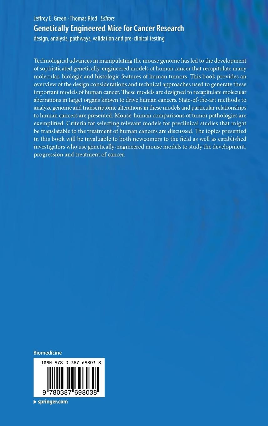 Rückseitencover Genetically Engineered Mice for Cancer Research