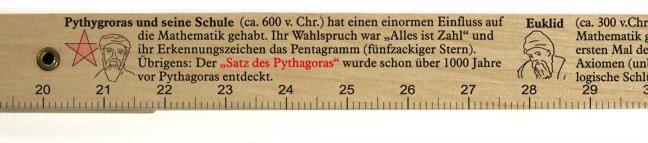 Beispielinhalt (Bild) Der Mathezollstock