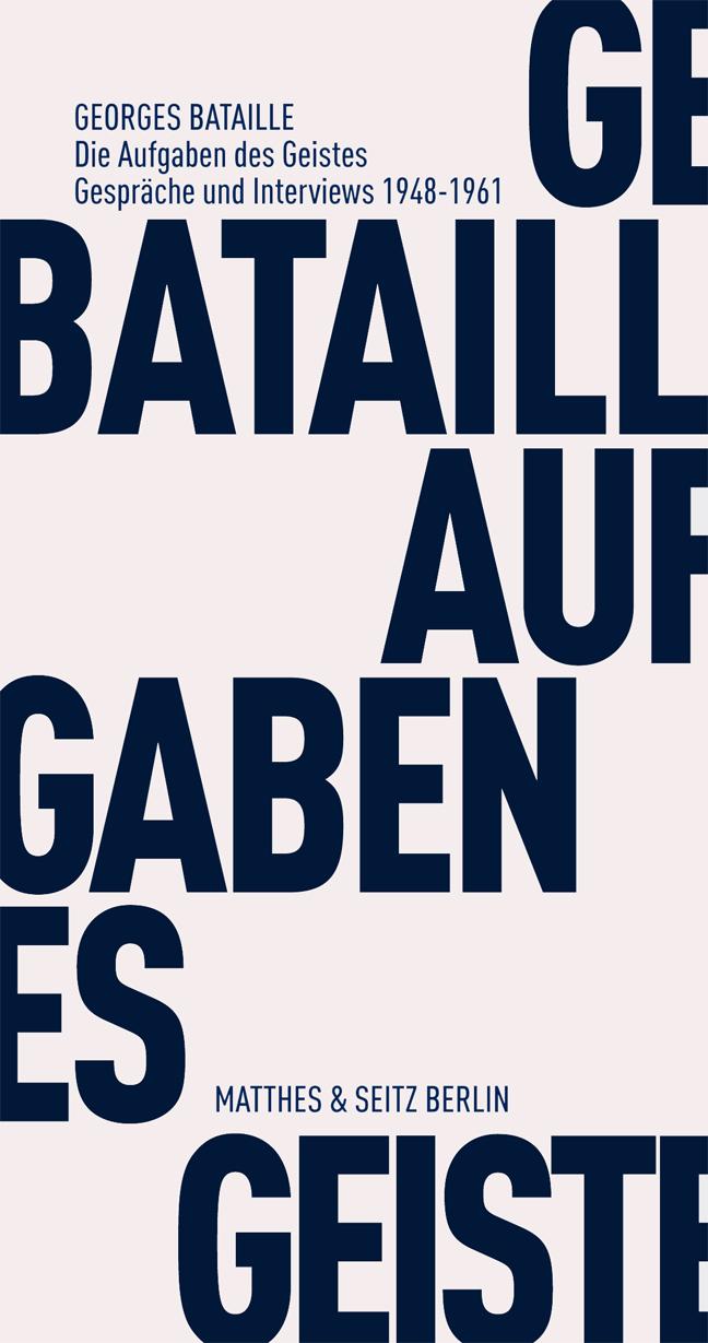 Vorderes Coverbild Die Aufgaben des Geistes