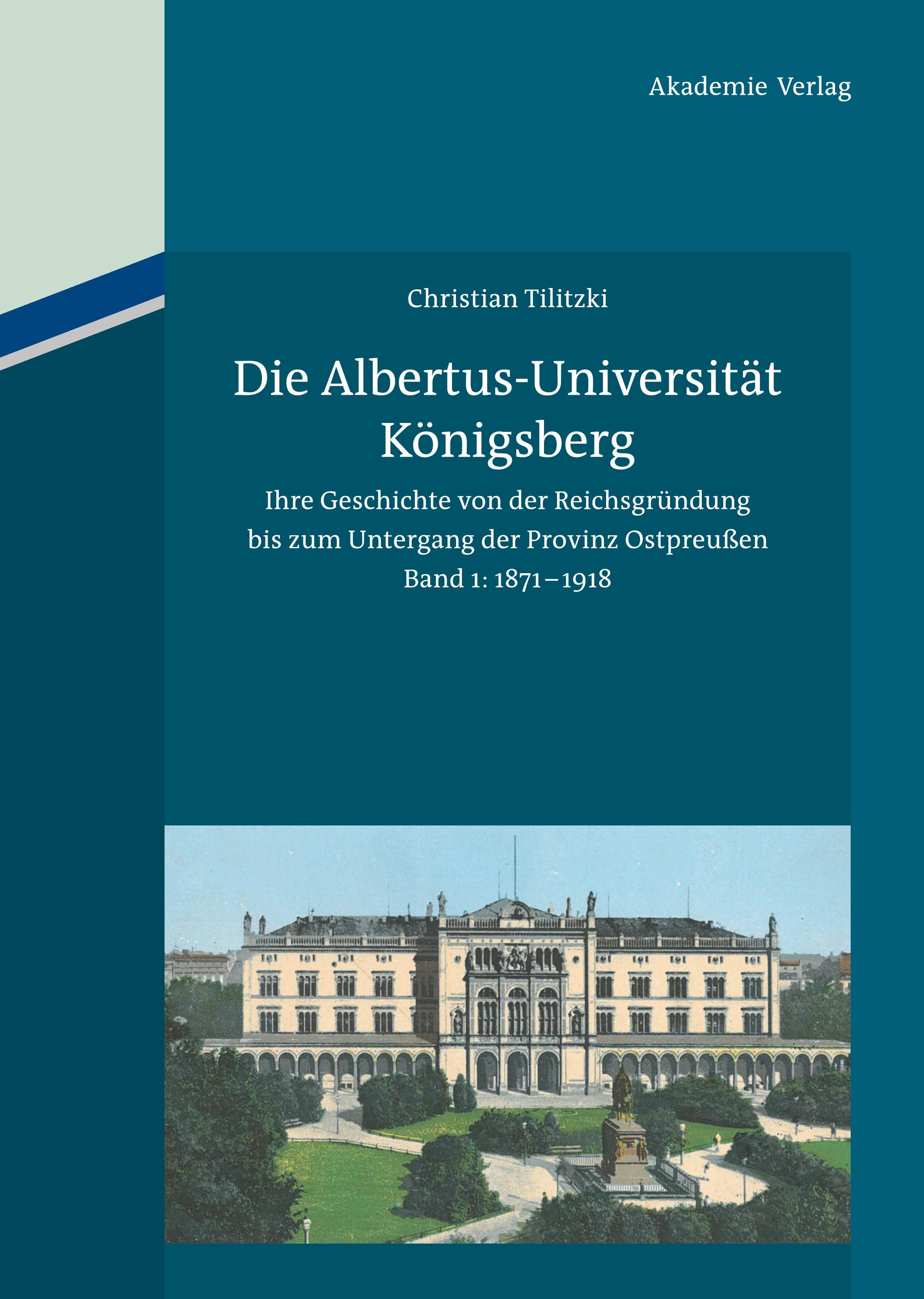 Vorderes Coverbild Die Albertus-Universität Königsberg