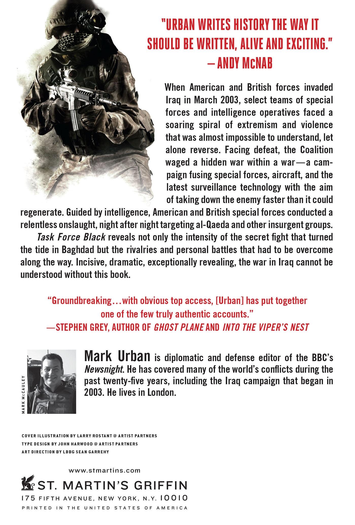 Rückseitencover TASK FORCE BLACK