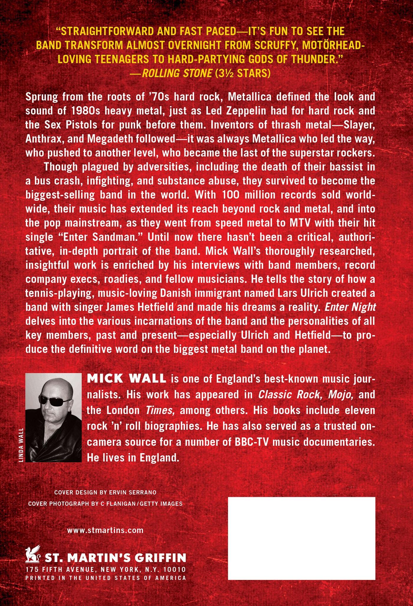 Rückseitencover Enter Night