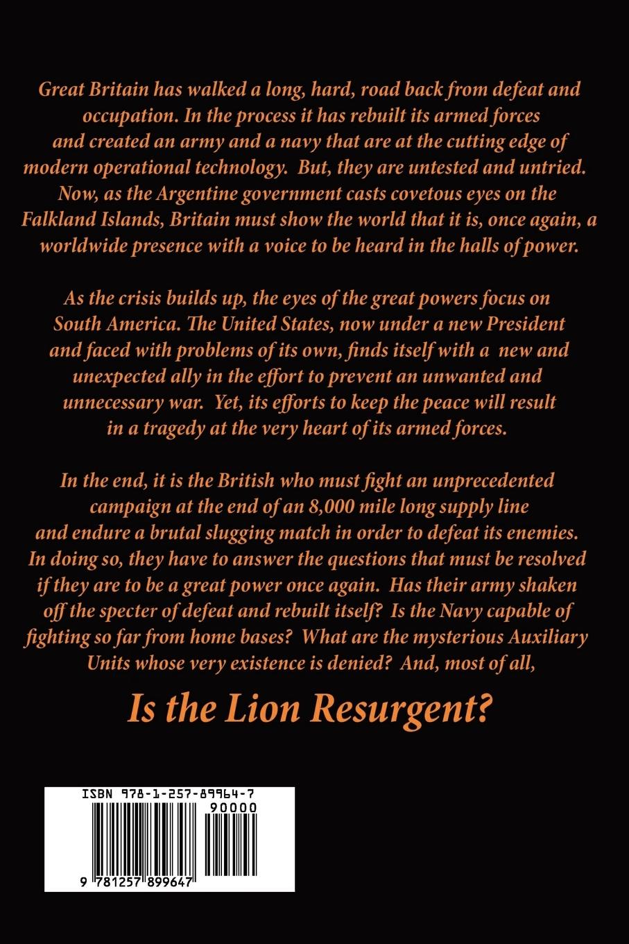 Rückseitencover Lion Resurgent