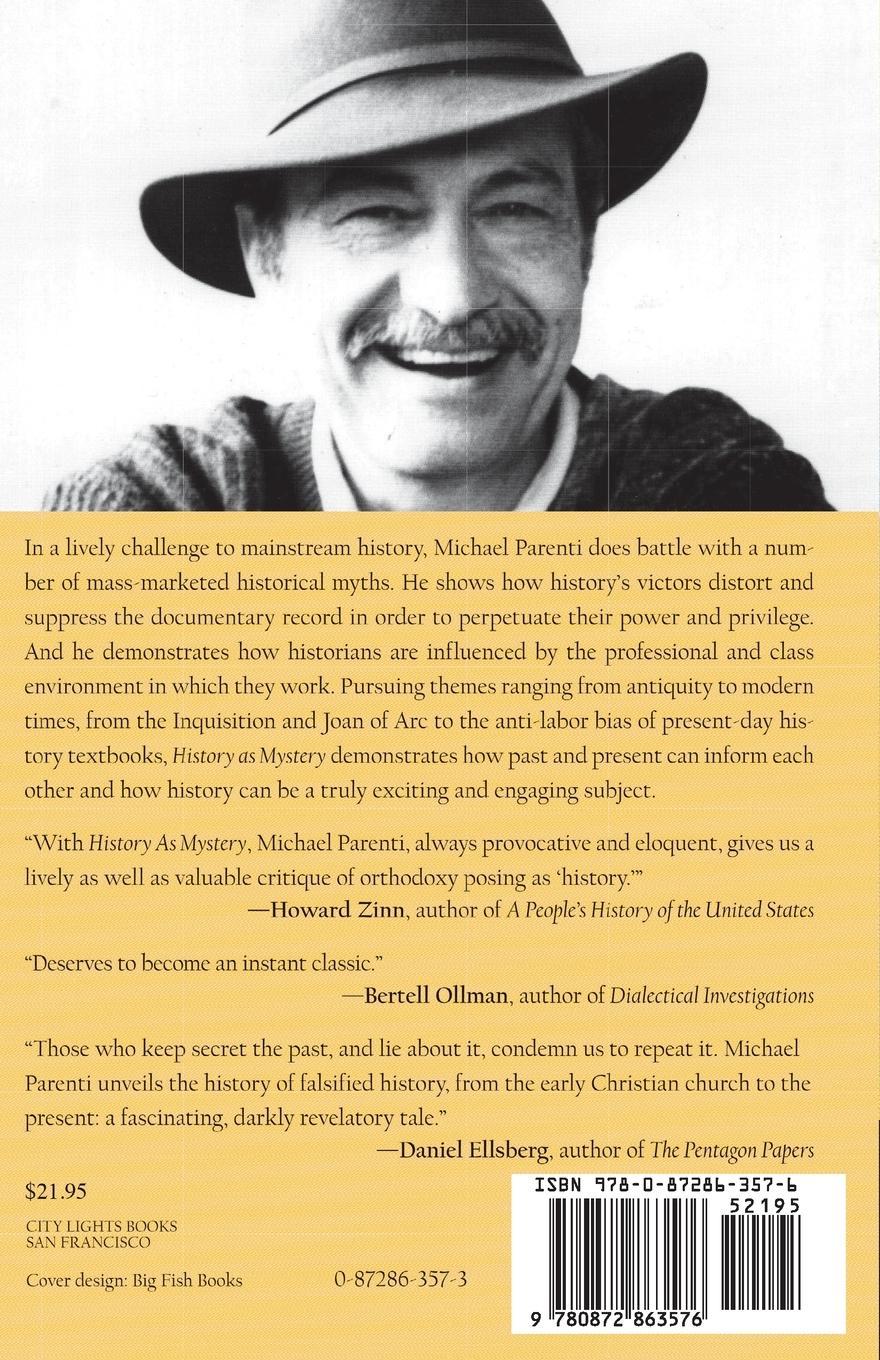 Rückseitencover History as Mystery