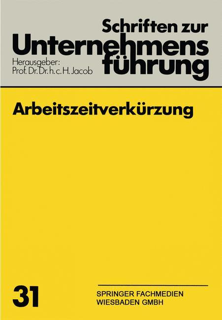 Vorderes Coverbild Arbeitszeitverkürzung