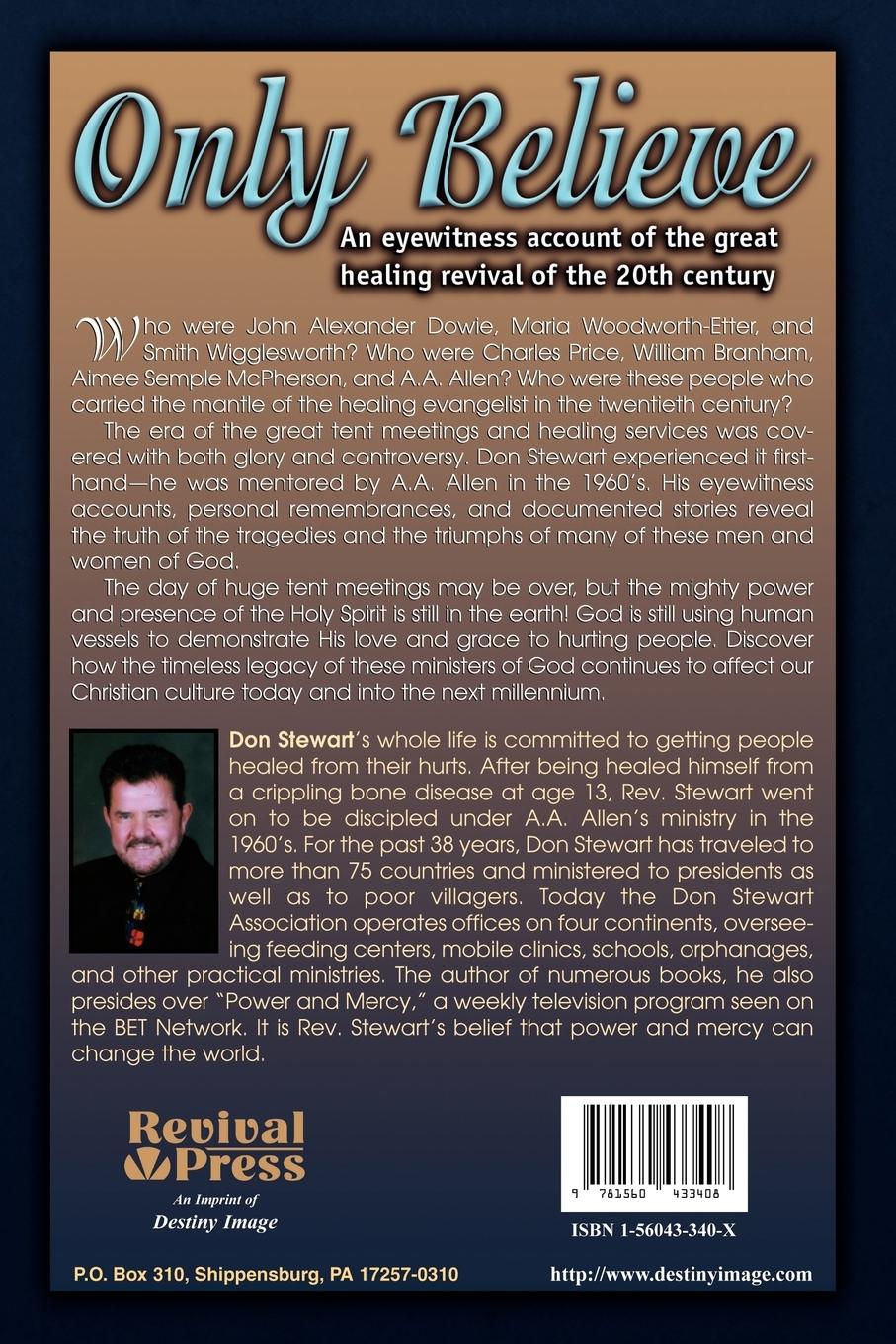 Rückseitencover Only Believe