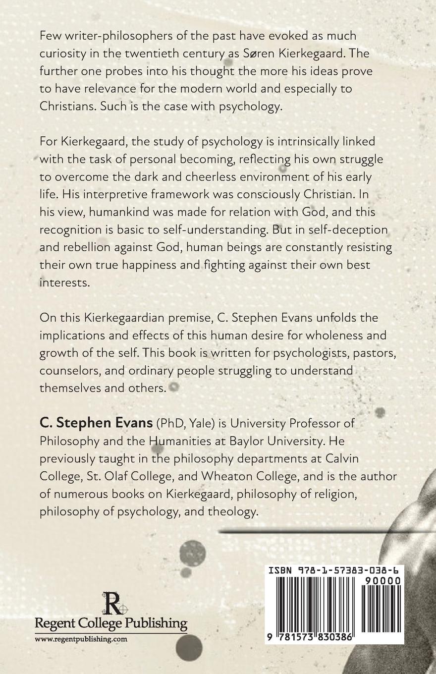Rückseitencover Soren Kierkegaard's Christian Psychology