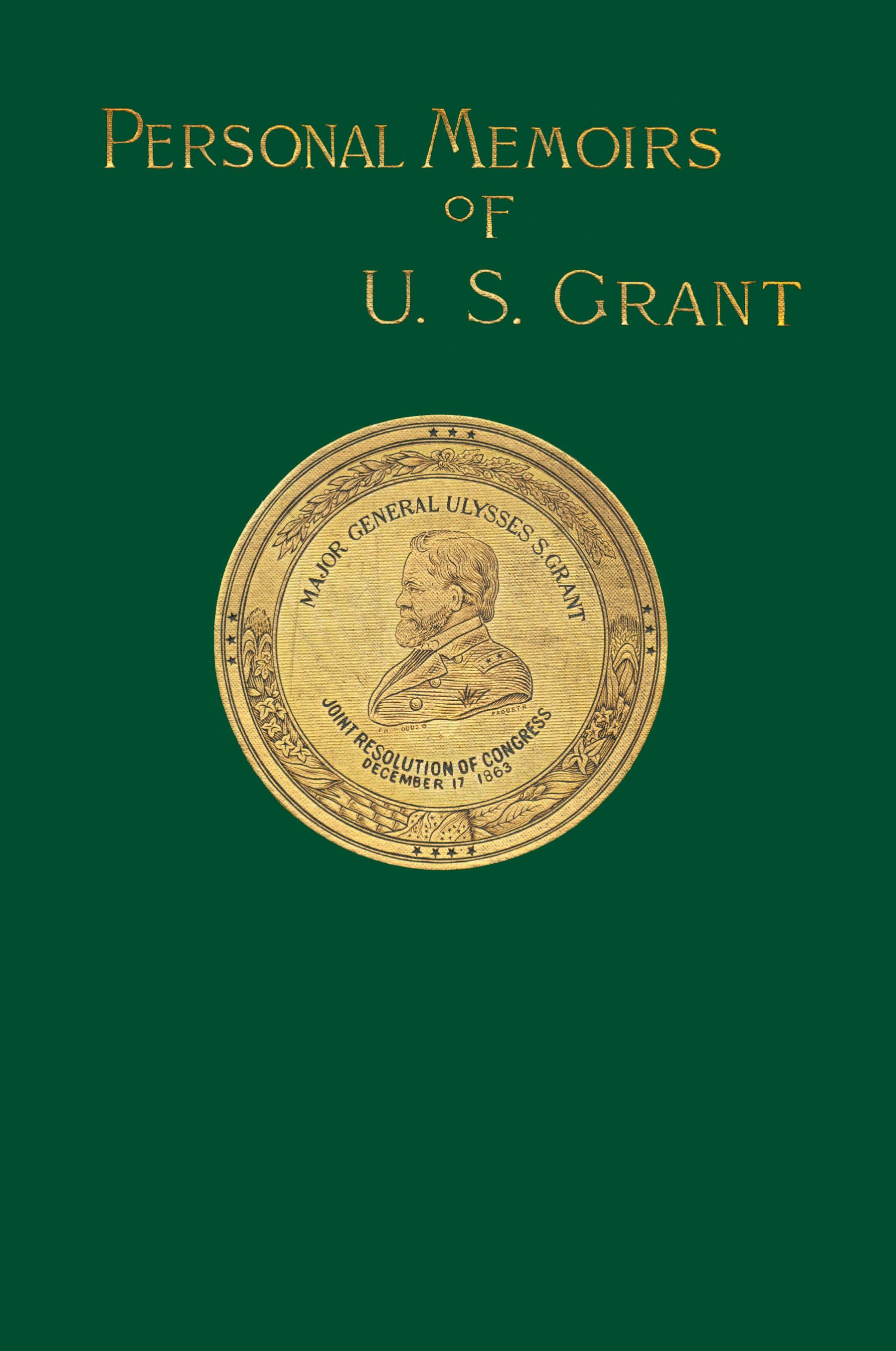 Vorderes Coverbild Personal Memoirs of U. S. Grant Volume 1/2