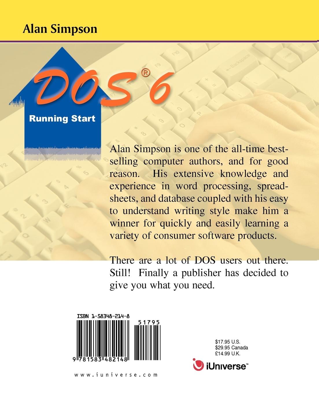 Rückseitencover DOS 6 Running Start