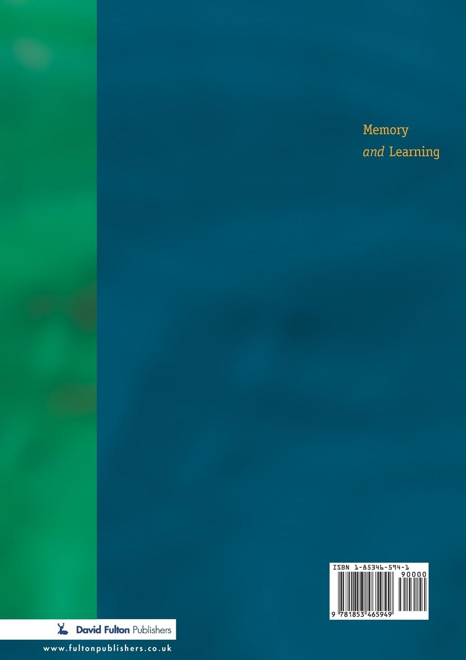 Rückseitencover Memory and Learning