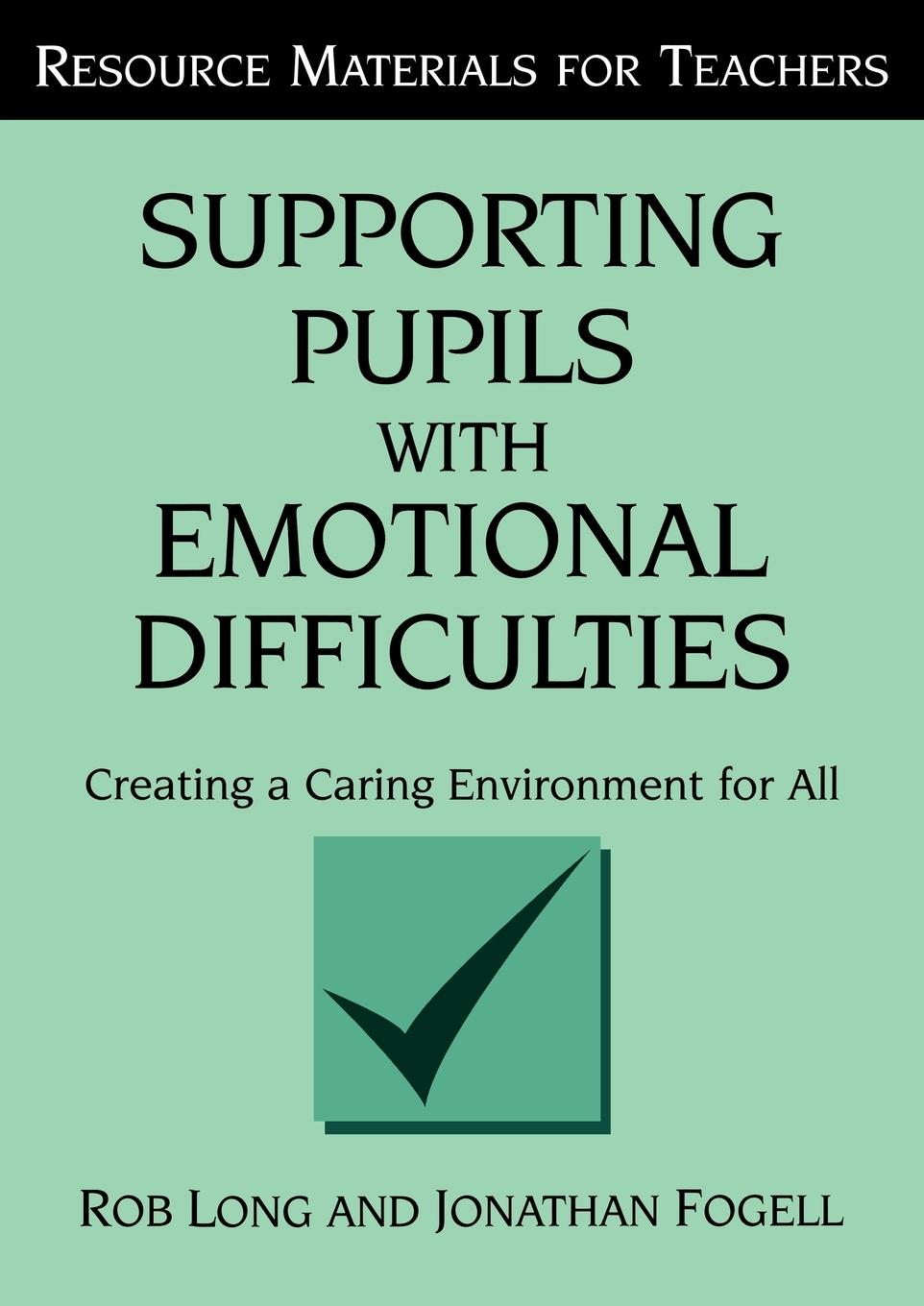 Vorderes Coverbild Supporting Pupils with Emotional Difficulties
