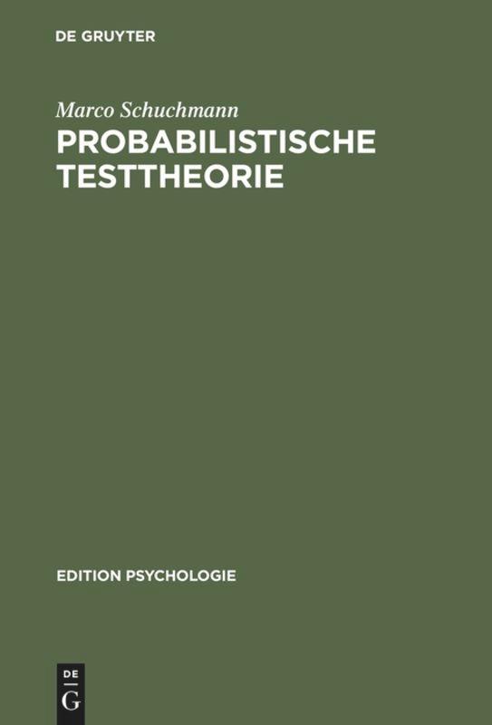 Vorderes Coverbild Probabilistische Testtheorie