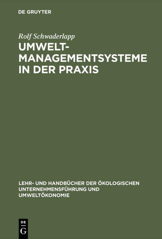Vorderes Coverbild Umweltmanagementsysteme in der Praxis