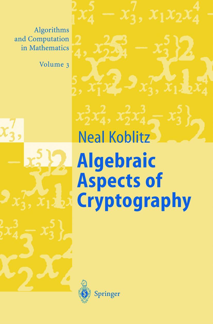 Vorderes Coverbild Algebraic Aspects of Cryptography
