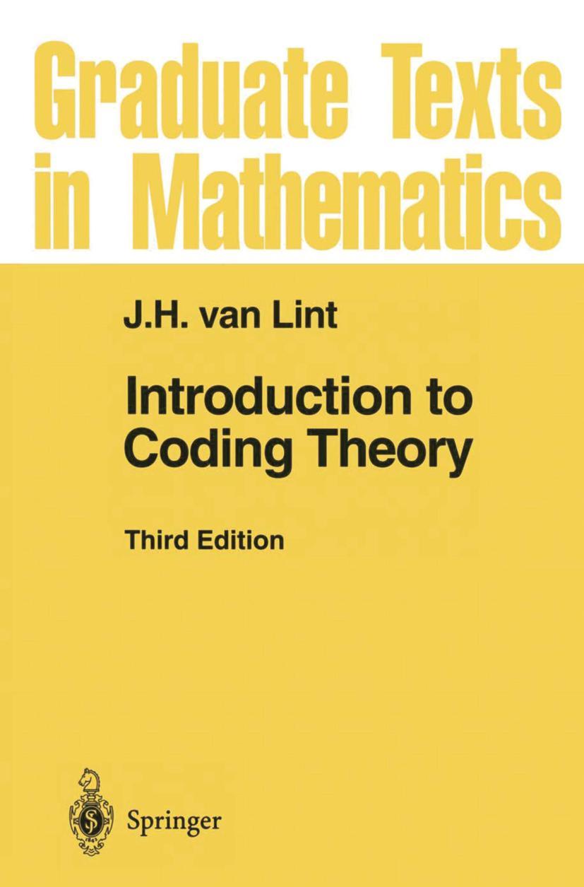 Vorderes Coverbild Introduction to Coding Theory