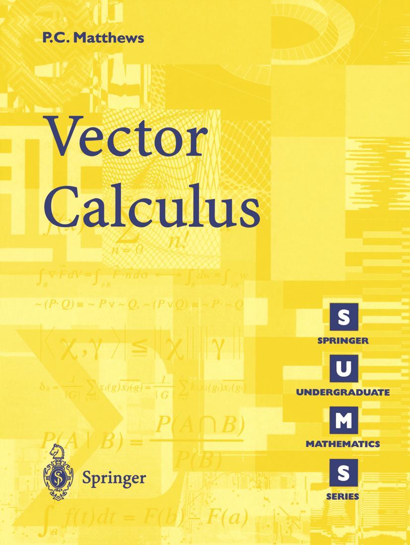 Vorderes Coverbild Vector Calculus