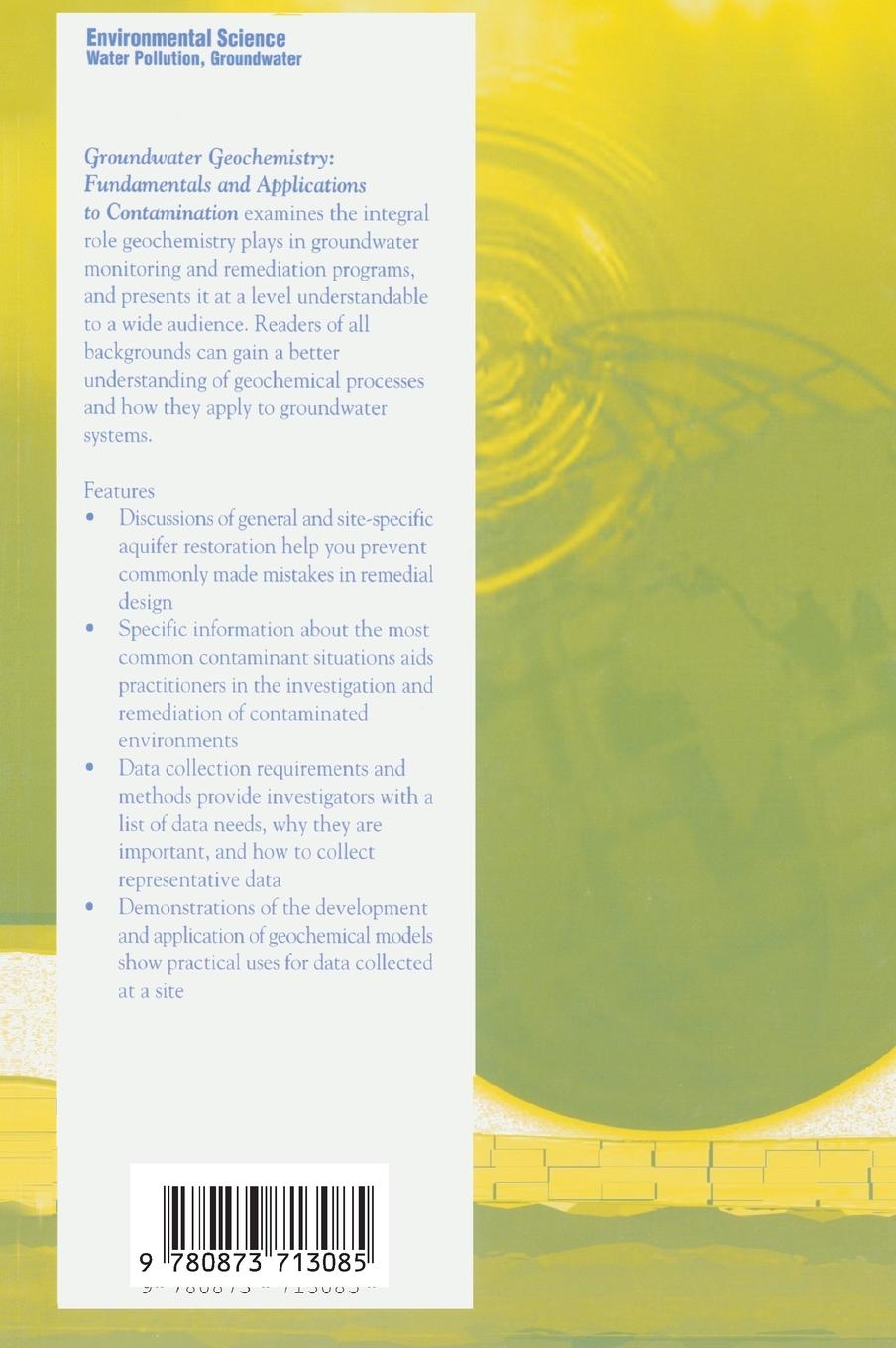 Rückseitencover Groundwater Geochemistry