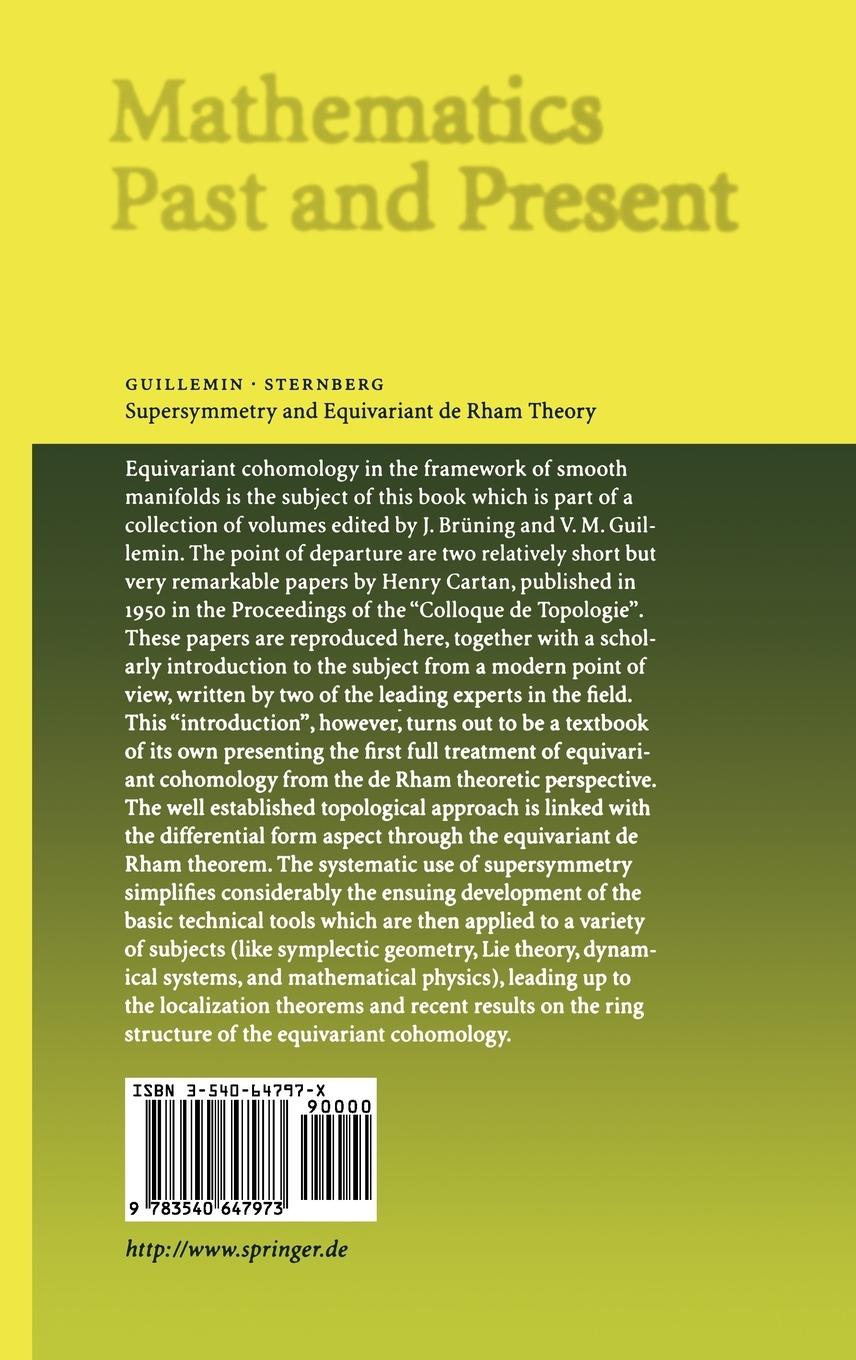 Rückseitencover Supersymmetry and Equivariant de Rham Theory