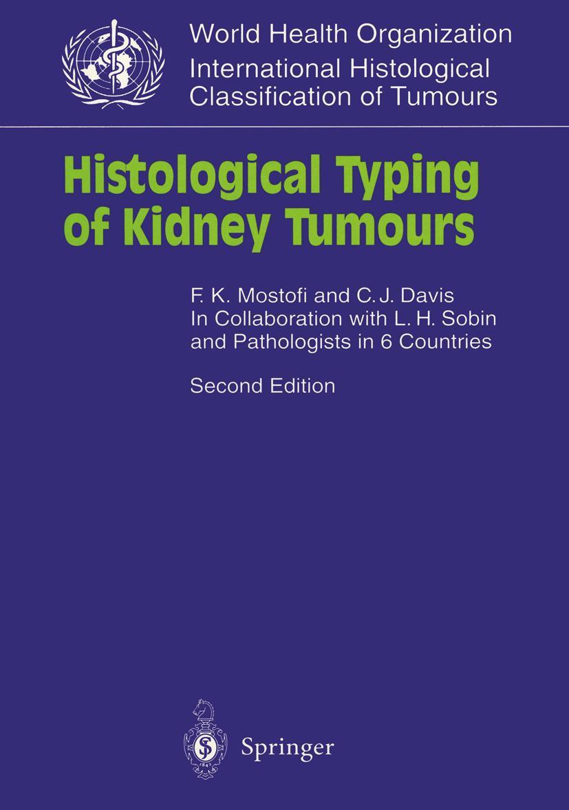 Vorderes Coverbild Histological Typing of Kidney Tumours