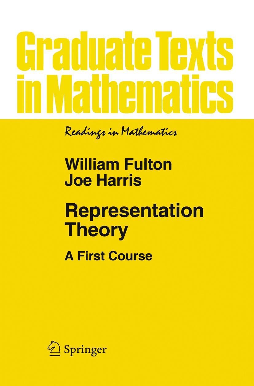 Vorderes Coverbild Representation Theory